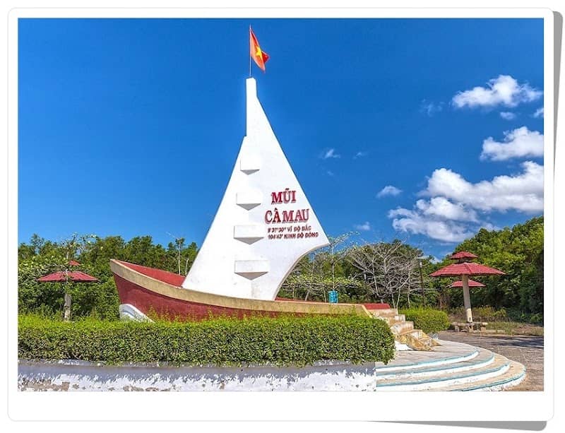 Toàn cảnh Đất Mũi Cà Mau từ trên cao
