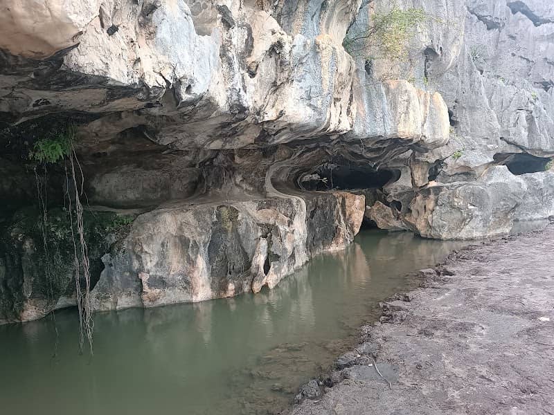 Khung cảnh bên ngoài Hang Cá Sấu
