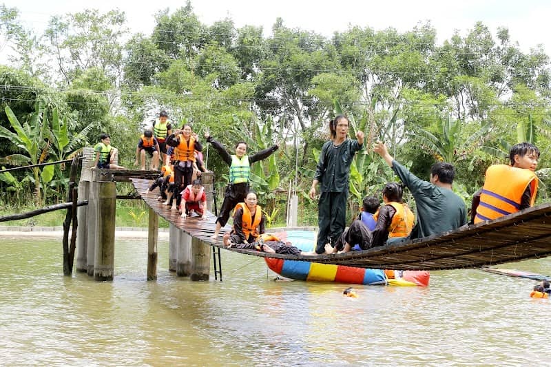 KDL sinh thái Hoa Rừng U Minh - Khung cảnh tổng thể