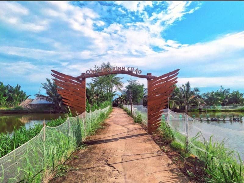Toàn cảnh khu du lịch cộng đồng Cồn Chim Trà Vinh