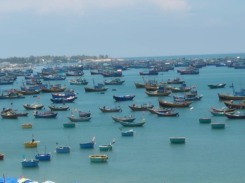 Thuyền thúng Làng chài Mũi Né