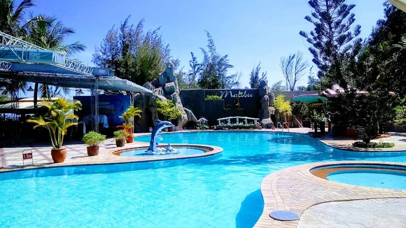 View biển Malibu Beach