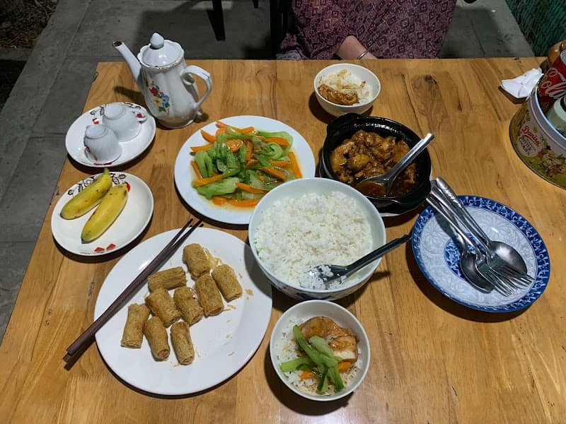 Khu vực ngồi thư giãn tại Mê Kông Homestay