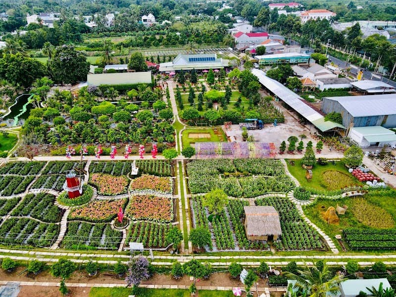 Khu vực trưng bày Bonsai tại Sadec Bonsai Museum
