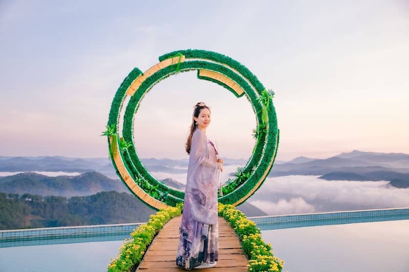 Review Săn mây cầu gỗ