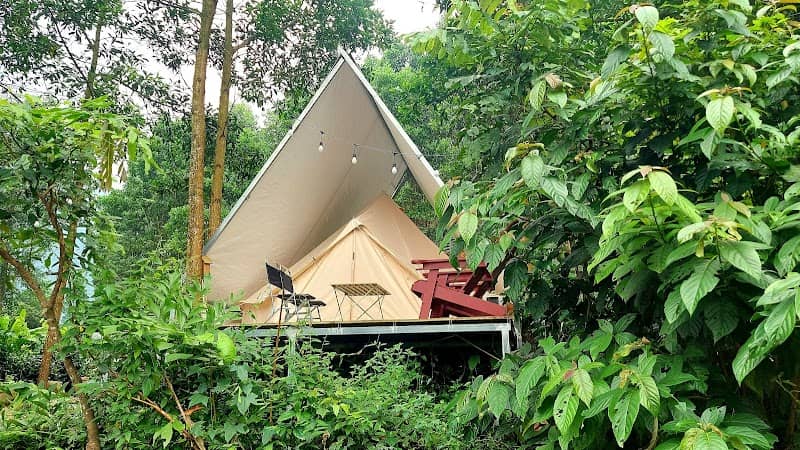 Suối Đá Trắng Glamping - Lều cạnh suối