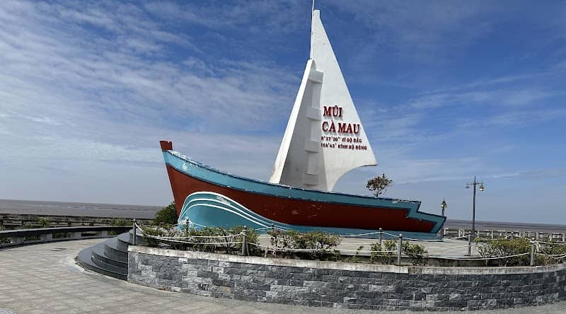 Tàu buồm Mũi Cà Mau – biểu tượng vươn khơi