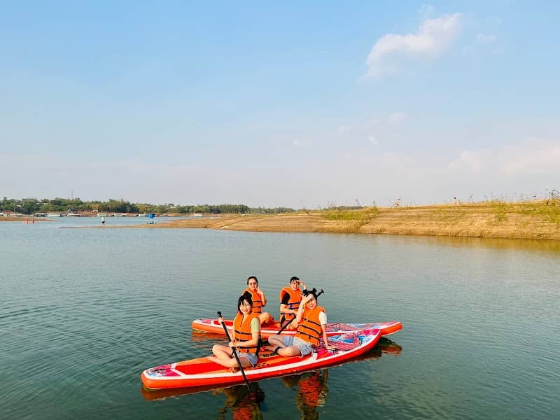 Không gian thư giãn tại Green Camping