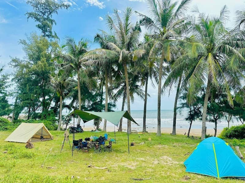 Vườn Điều Bên Suối La Ngâu - Lều trại