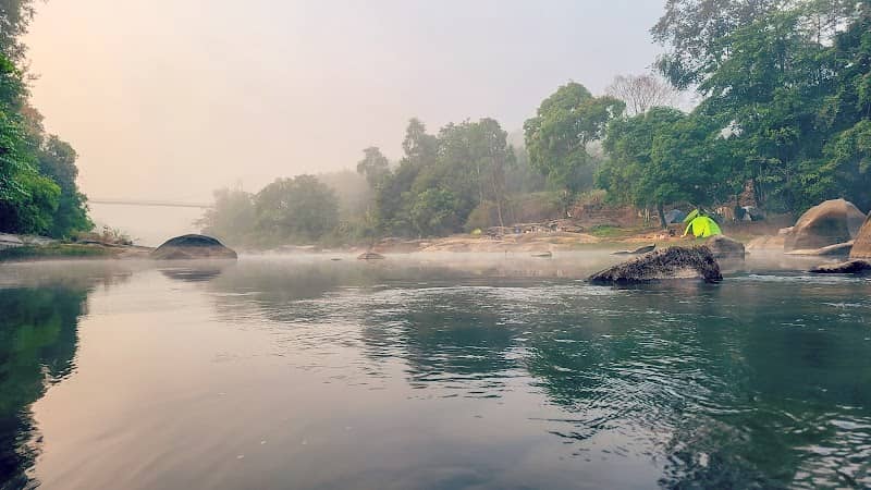 Cắm trại buổi tối tại Thanh Vân Camp Site
