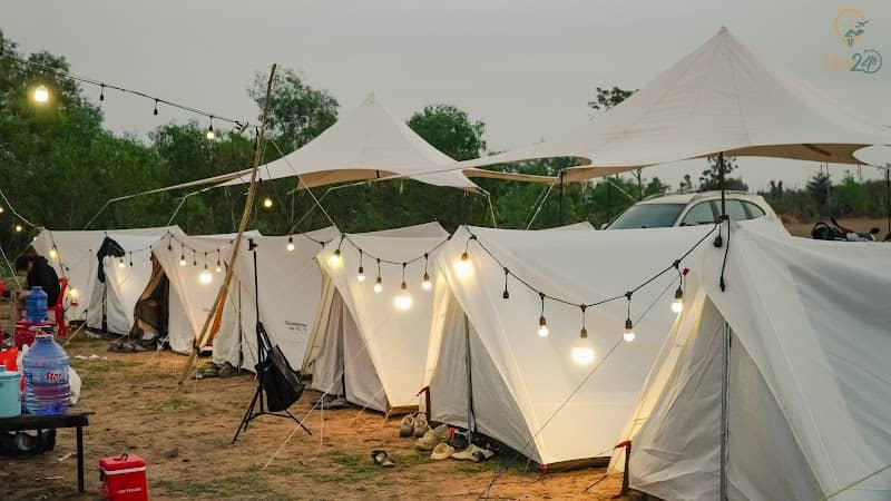 Cắm trại Hồ Dầu Tiếng