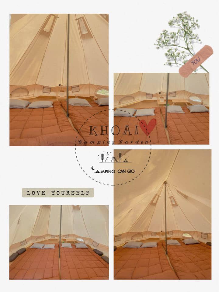 Góc decor nhỏ xinh Khoai Camping