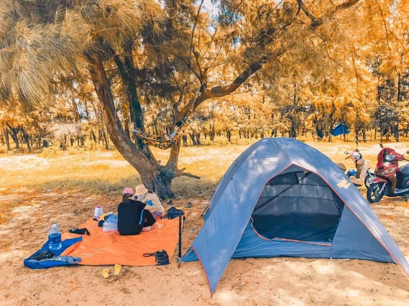Không gian thư giãn tại Camping Cần Giờ